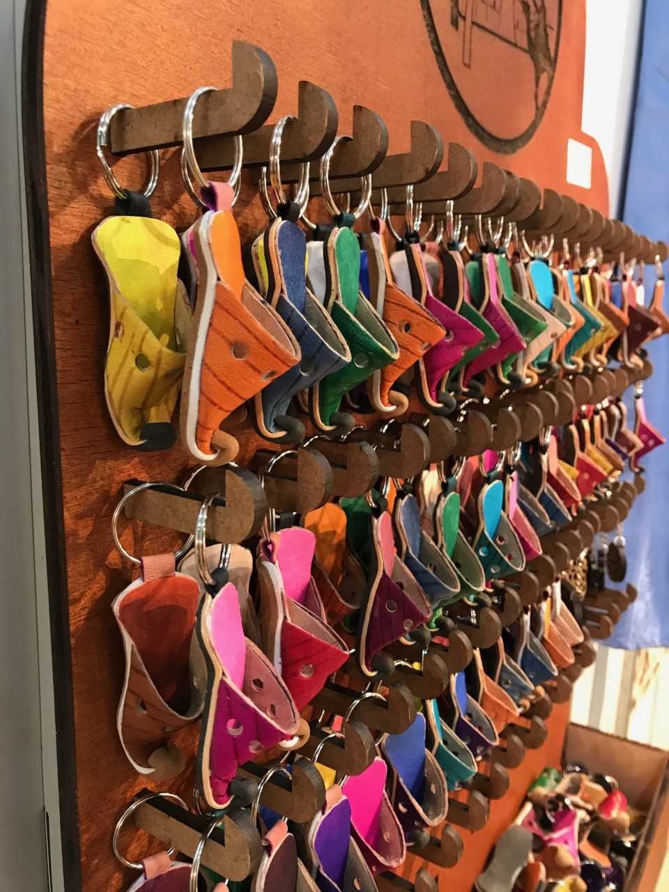 Expositor Multiple Llavero Collares - Madera - 90 cm - Estilo Arabe