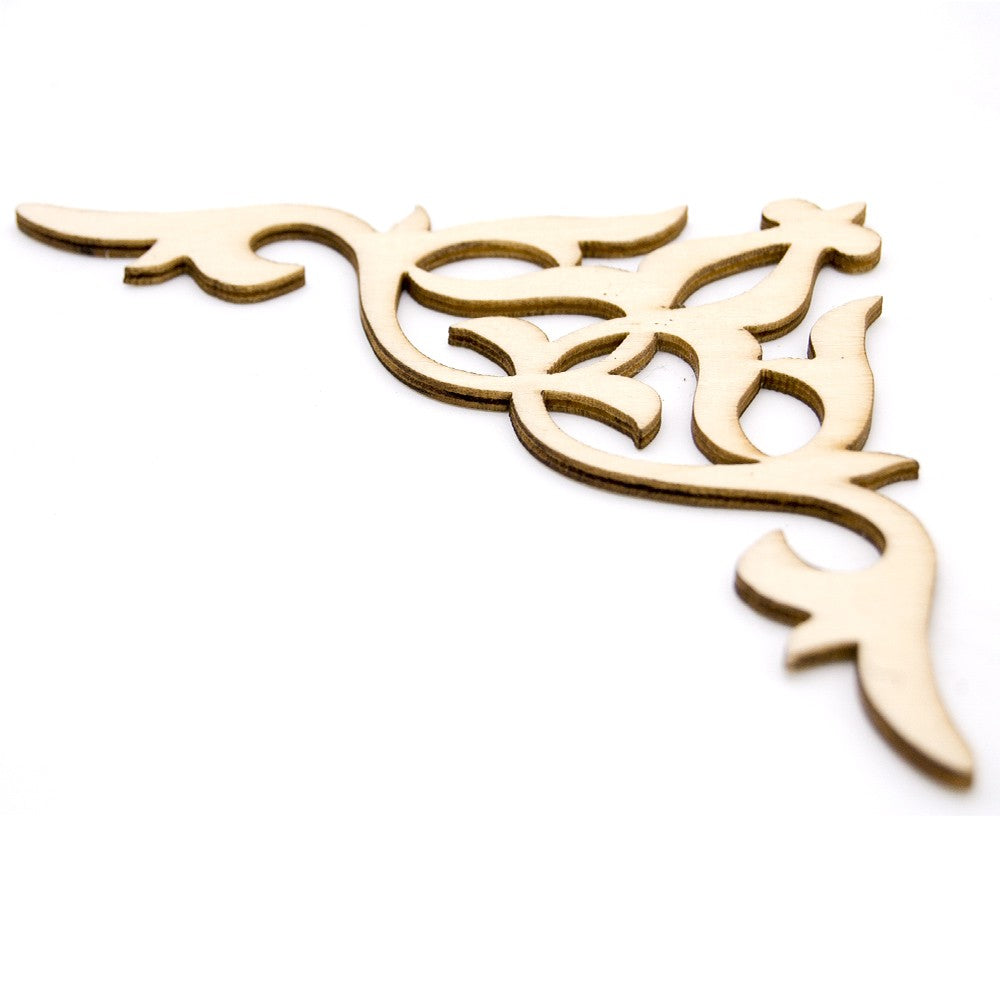 Esquinera Madera Laminada Decoración Muebles - Celosia Barroco - Diseño Barroco 1