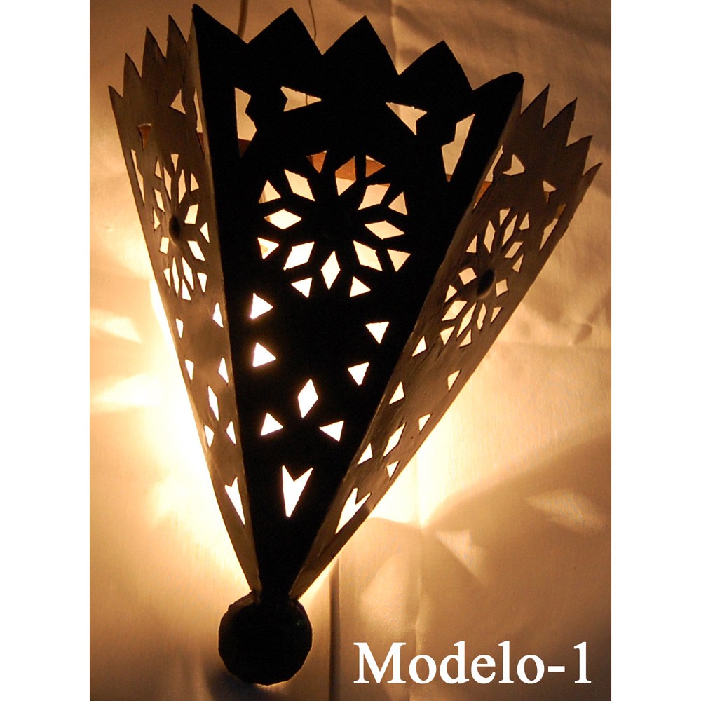 Aplique Cono Flor de Hierro Calado Plano - 2 Modelos