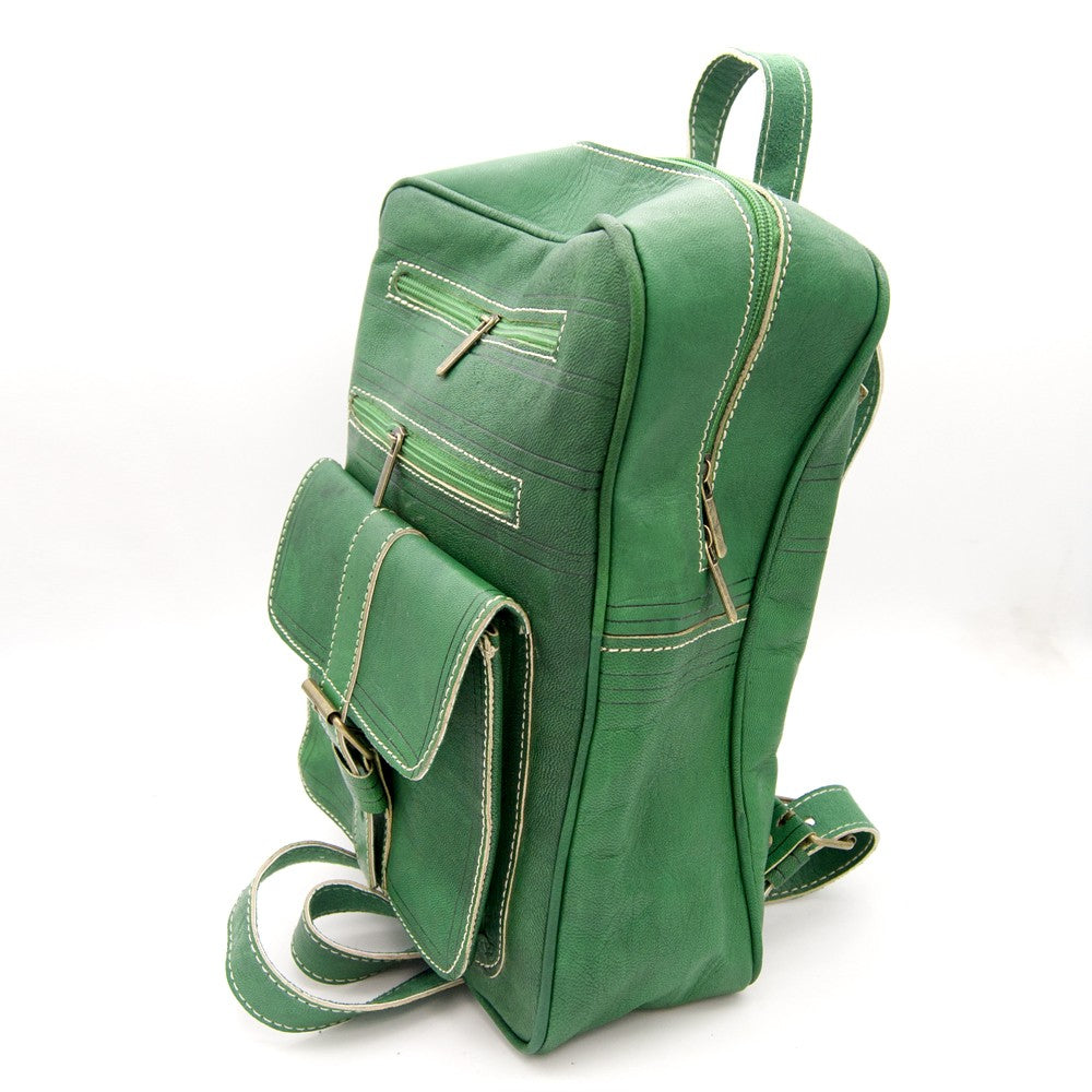 Mochila Cuero 100% - Colores vivos - Modelo Sastatein