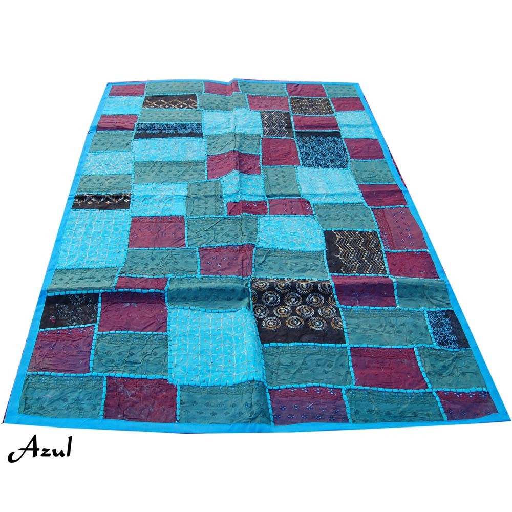 Tapete Pathwork - 145 x 95 cm - Artesanal - Varios Colores