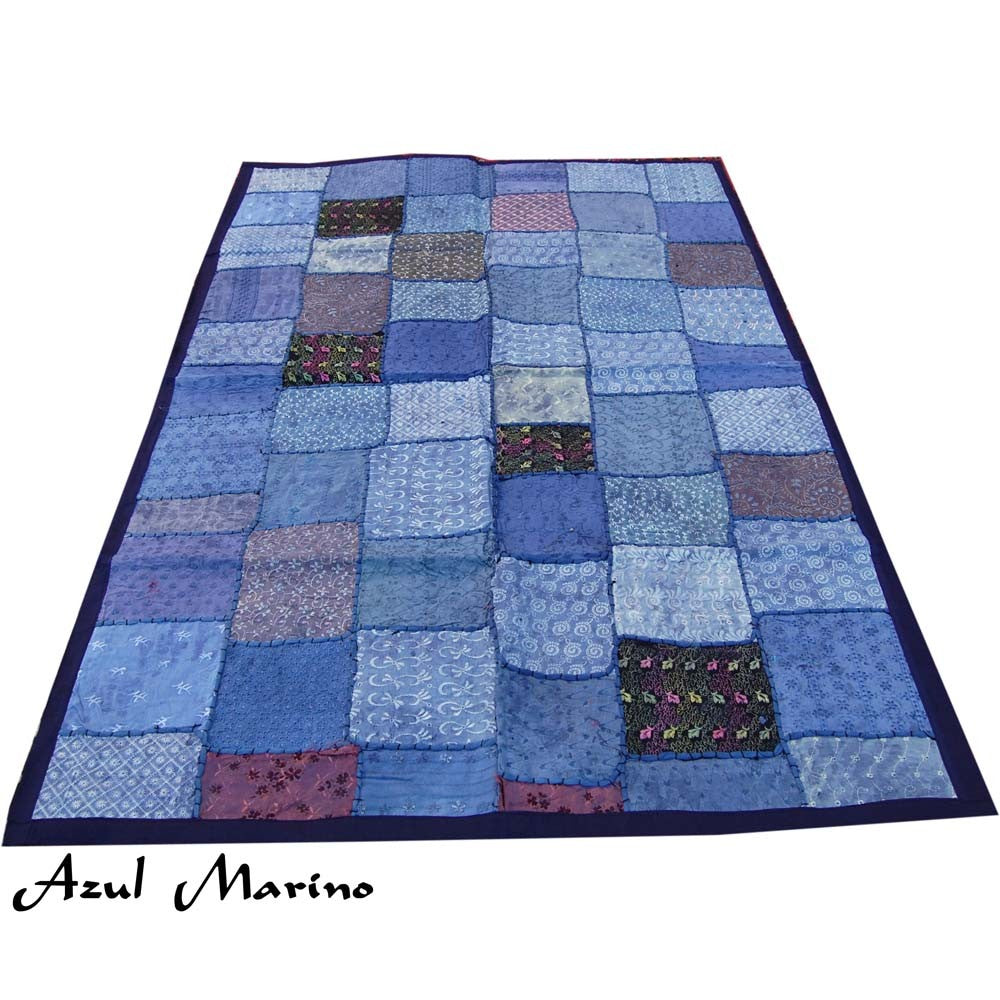 Tapete Pathwork - 145 x 95 cm - Artesanal - Varios Colores