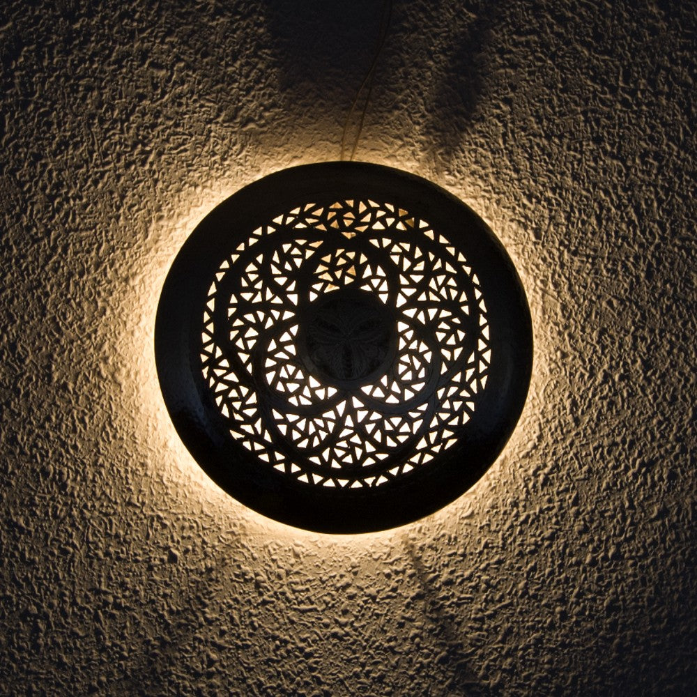 Plafón Árabe Techo o Pared - Latón Niquelado - Modelo Azharii