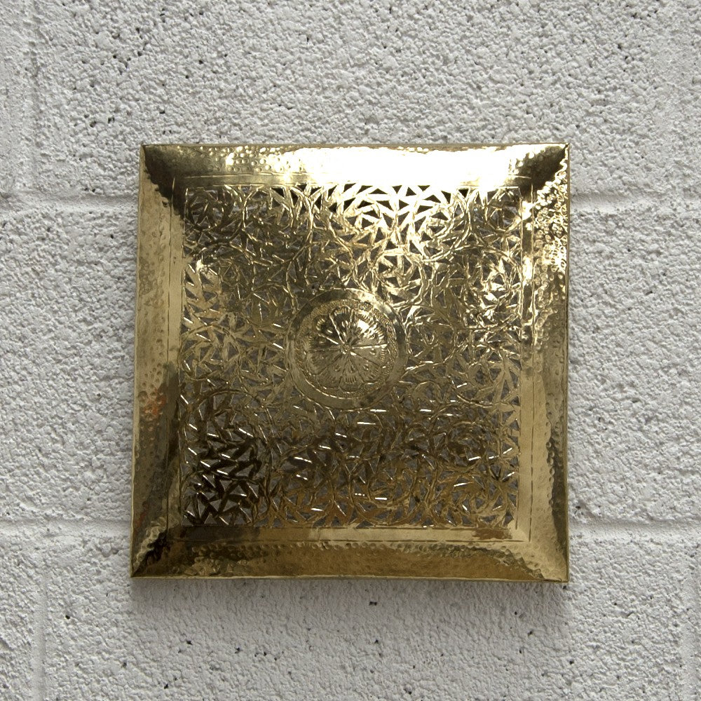 Plafón Árabe Techo o Pared - Latón Dorado - Modelo Albabunaj