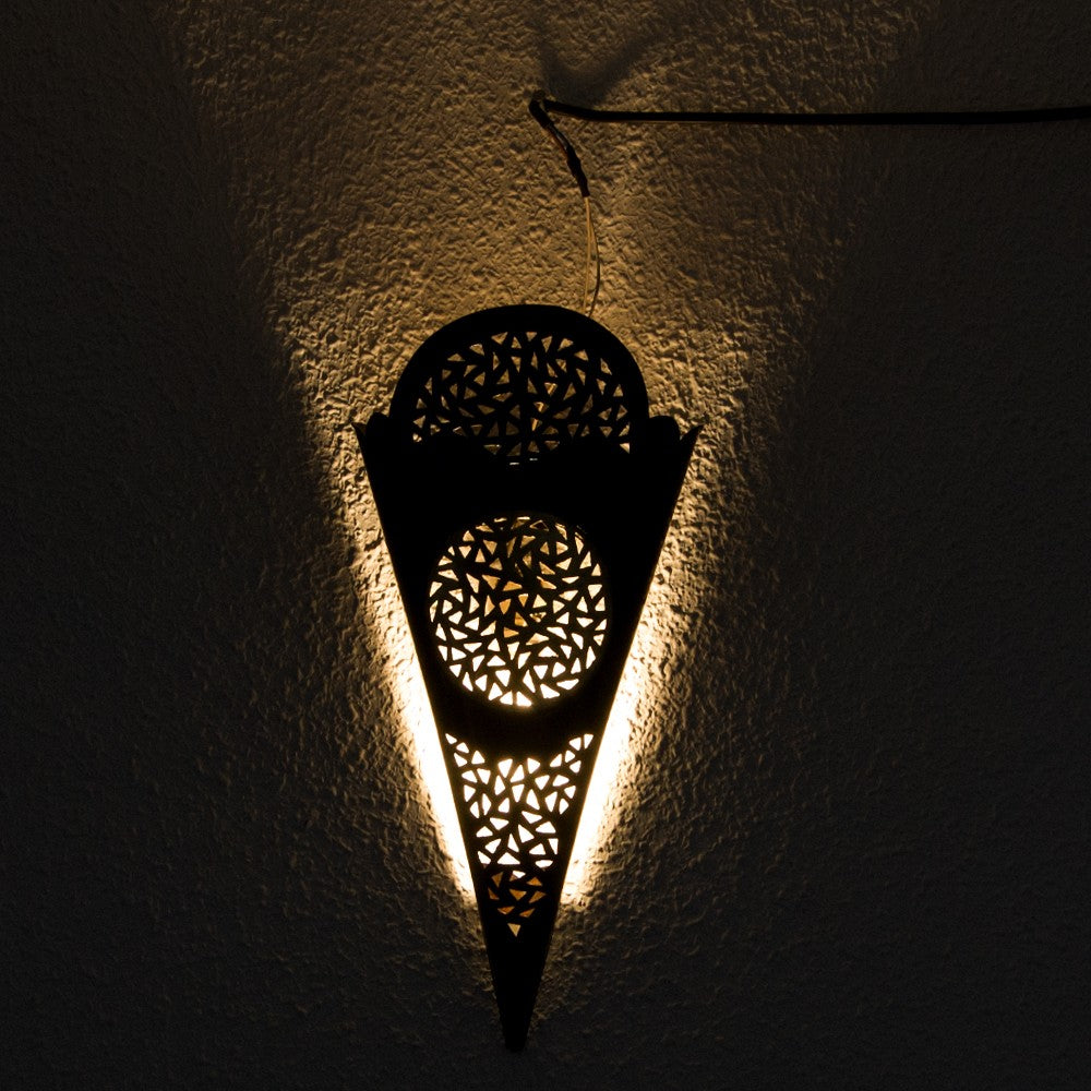 Aplique Pantalla Pared - Cobre y Latón - Modelo Aldarae Zalaza