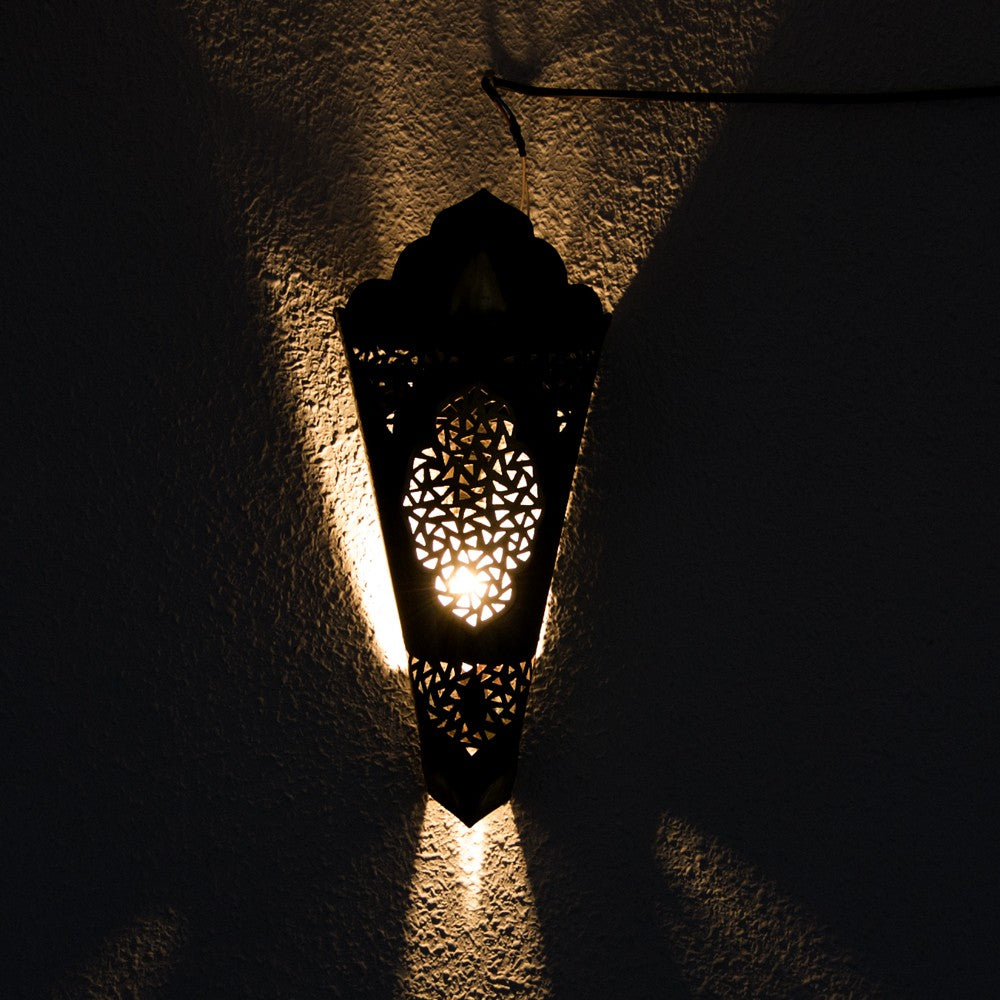 Aplique Pared - Cobre y Latón - Modelo Aldarae Khamsa