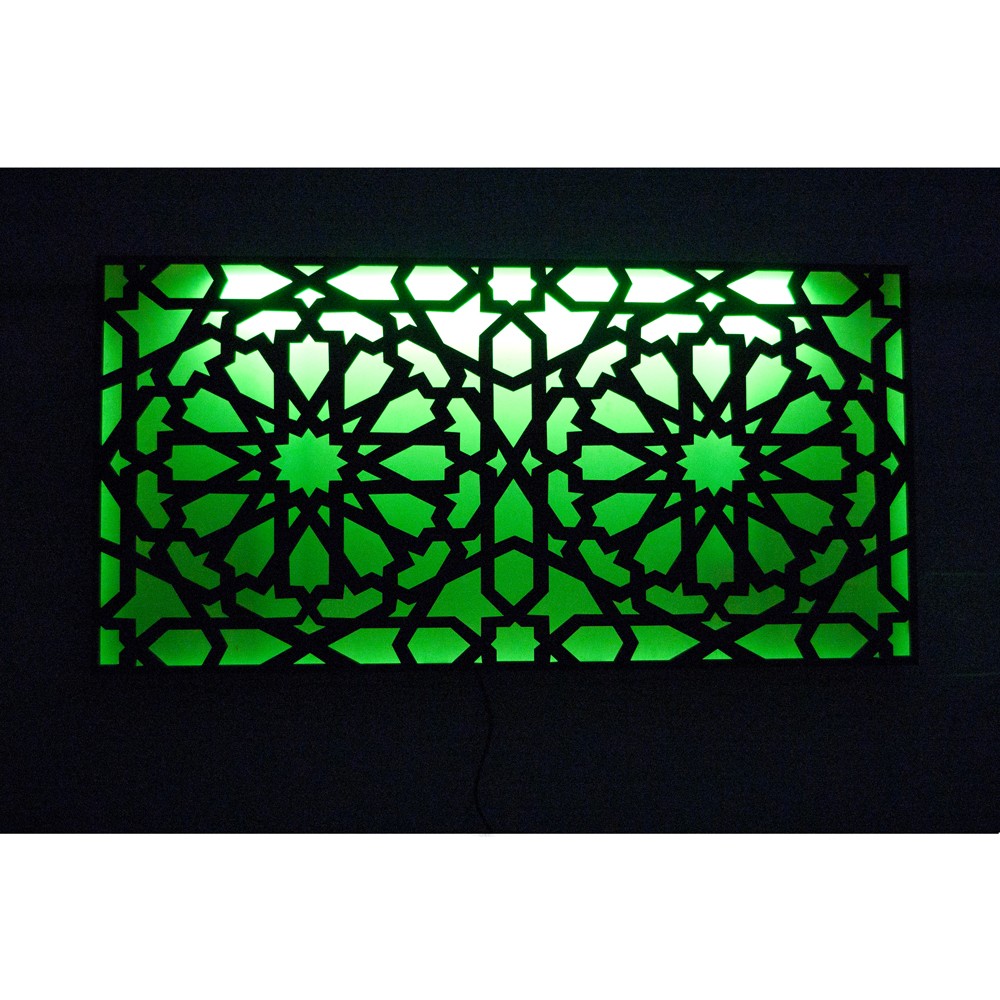 Cabecero de Cama Retroiluminado LED RGB Mando + Control Movil