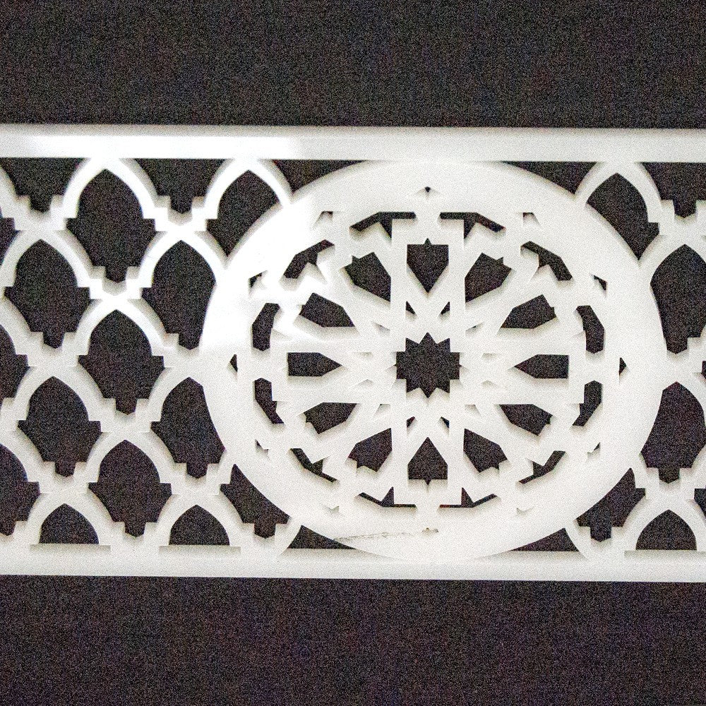 Plantilla Árabe Celosía Metacrilato 50 x 10 - Reutilizable - Modelo 10