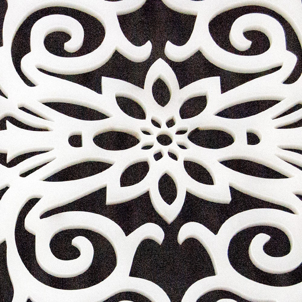 Plantilla Celosía Metacrilato Floral 40 x 20 - Modelo Barroco