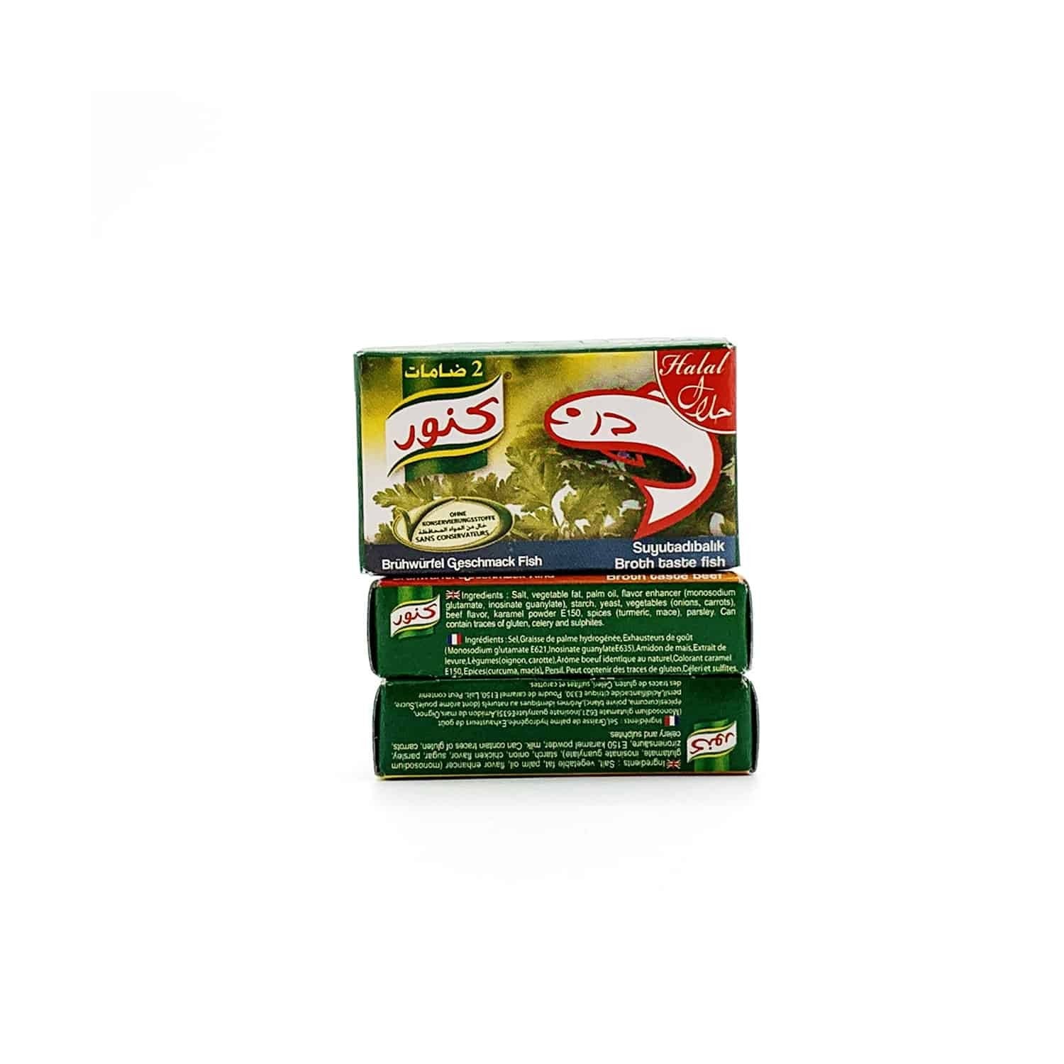 Pastilla Caldo de Pescado Concentrado - Knorr - 2 x 9 gr. - Halal