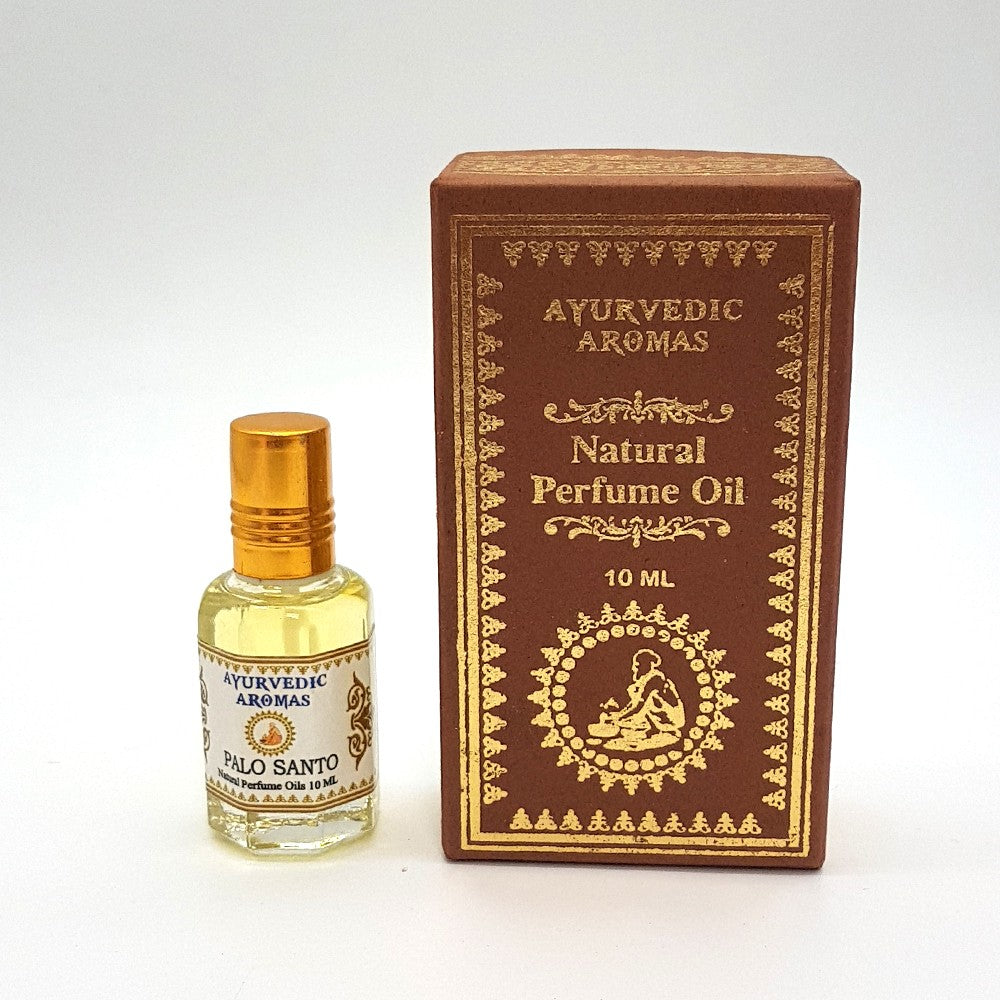 Perfume Natural - Palo Santo- 0% Alcohol - Aromas Ayurvédicos - 10 ml