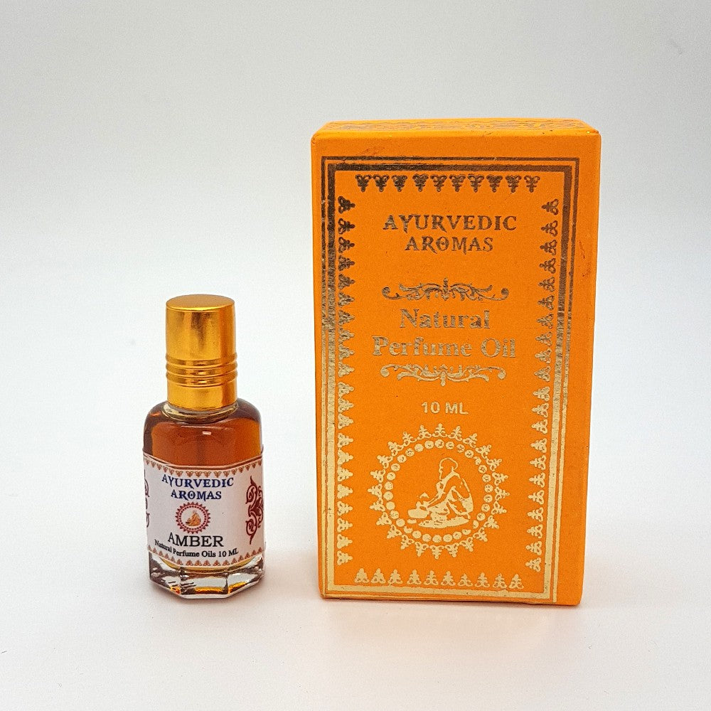 Perfume Natural - Ambar - 0% Alcohol - Aromas Ayurvédicos - 10 ml