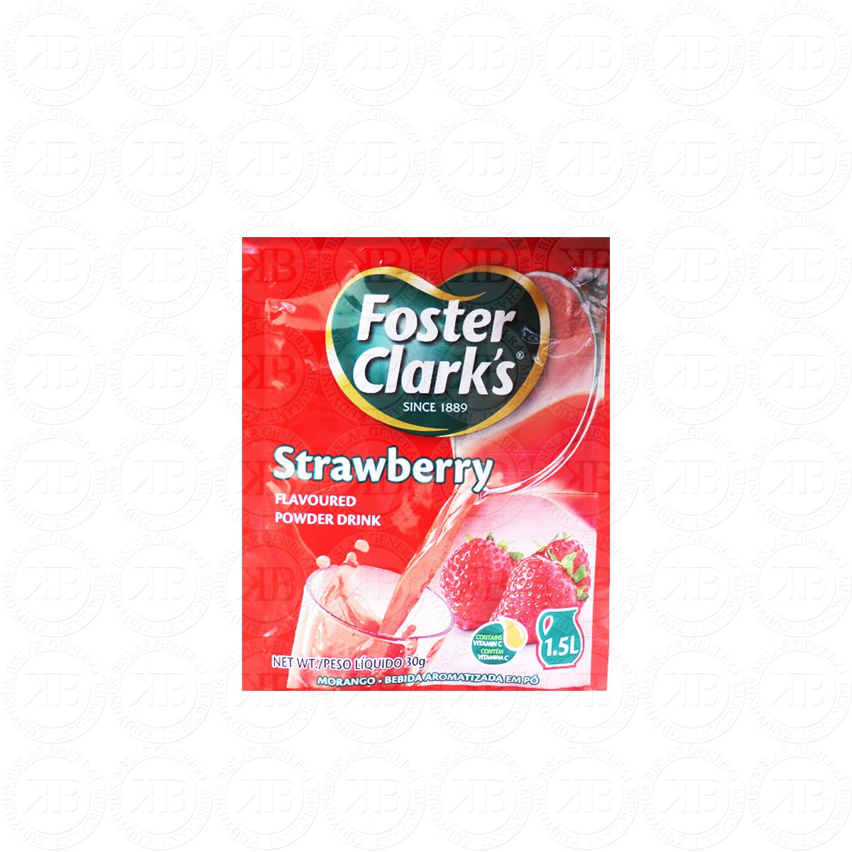 Fresa Bebida Instantanea - Foster Clark's - 30g - 1.5 L