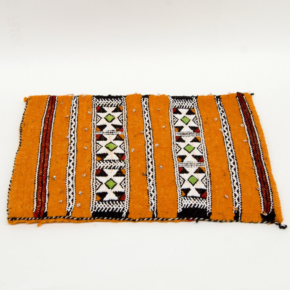 Funda Cojín Bereber - Estilo Vintage - 50cm x 37cm - Naranja
