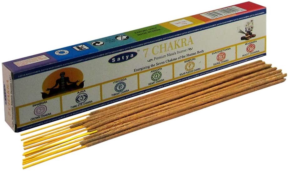 Incienso Varillas 7 Chakras - Satya - Premium Masala - 15gr
