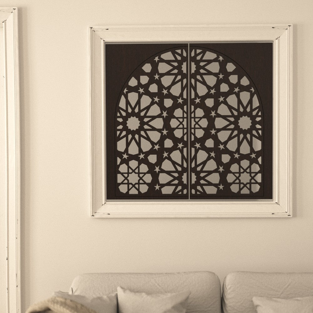 Ventana Samai Madera - 2 Hojas - 100 x 100 cm