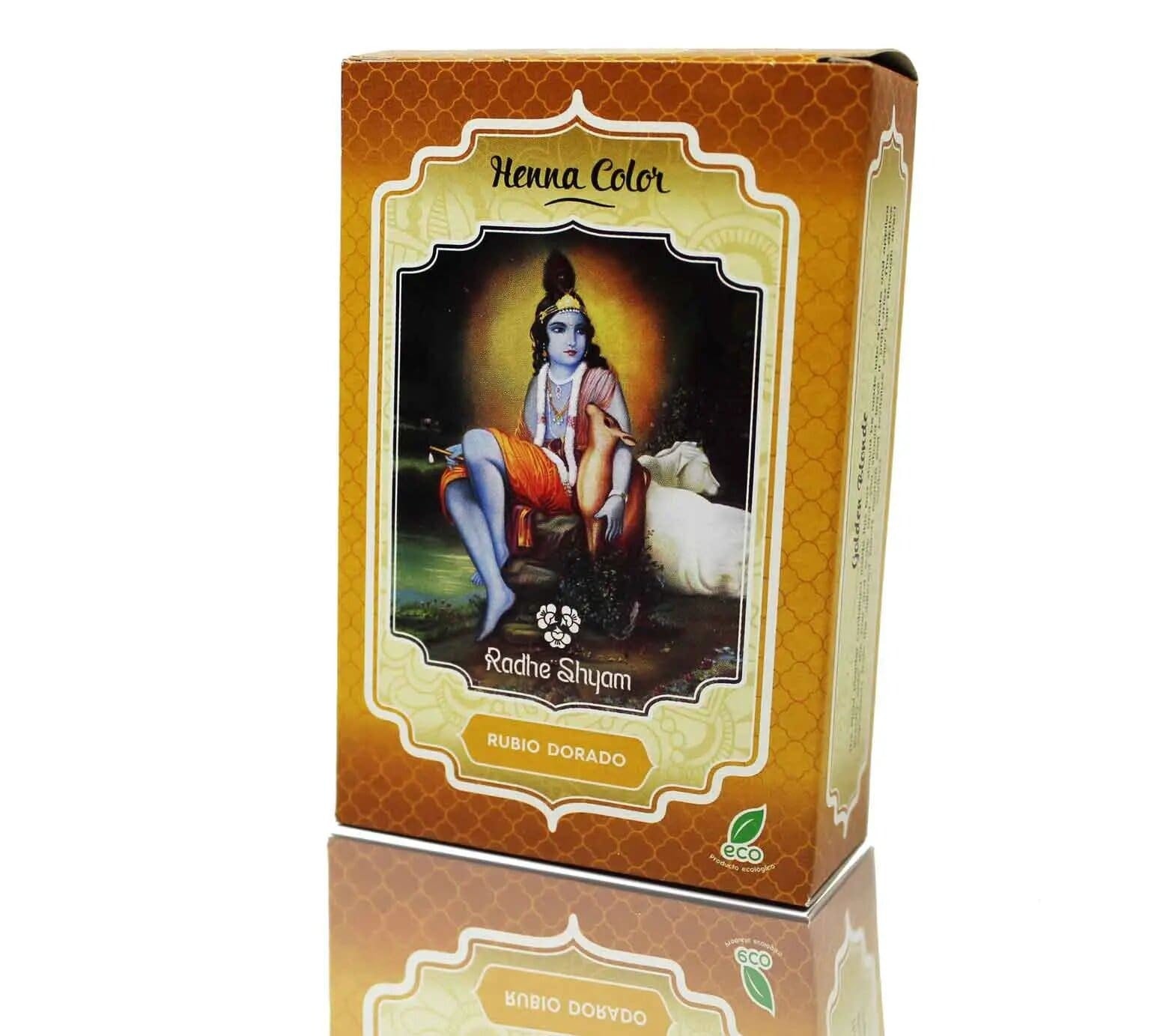 Henna Natural Teñir Pelo -Rubio Dorado- Radhe Shyam - 100 gr