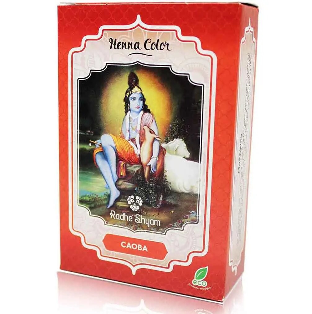 Henna Natural Teñir Pelo - Color Caoba - Radhe Shyam - 100 gr