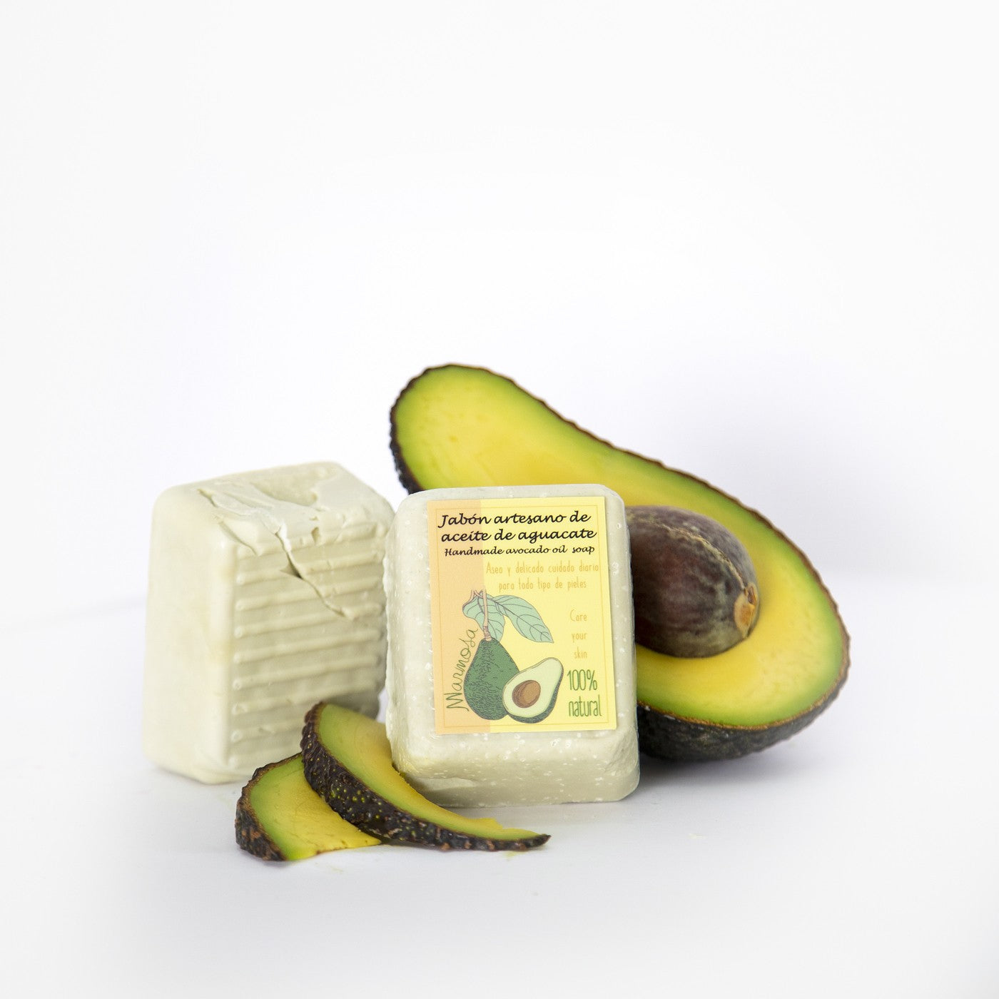 Jabon Artesano De Aguacate - 75 Gr. - 100 % Natural