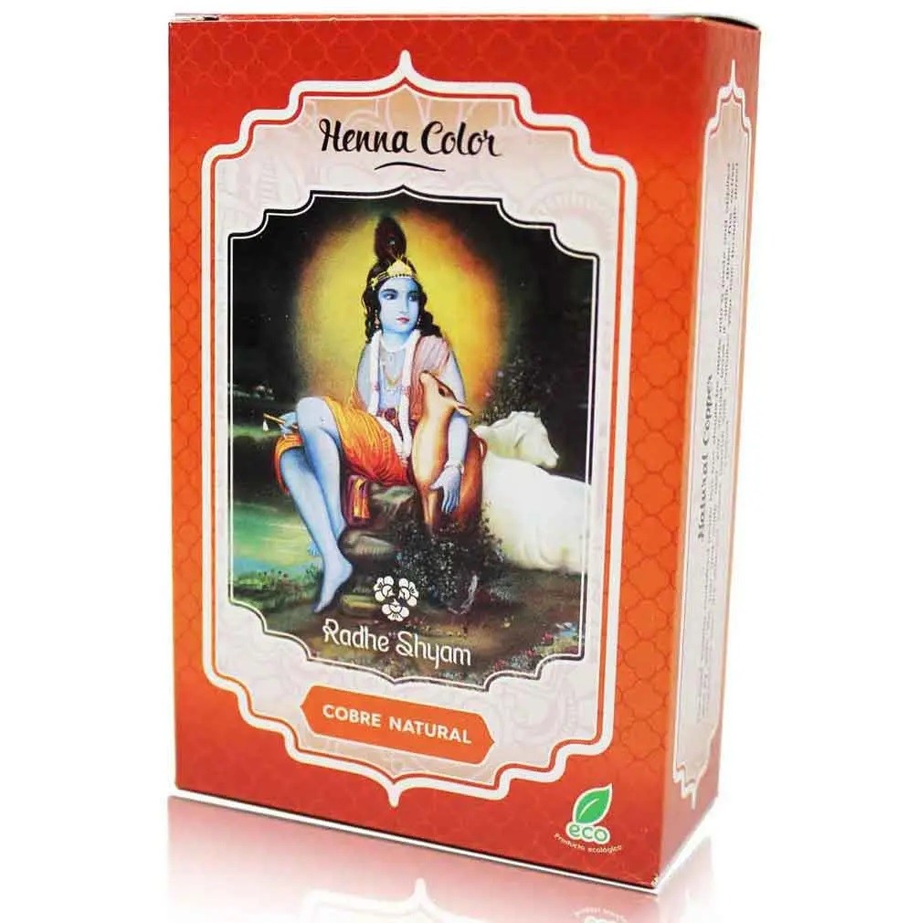 Henna Natural Teñir Pelo - Color Cobre - Radhe Shyam - 100 gr