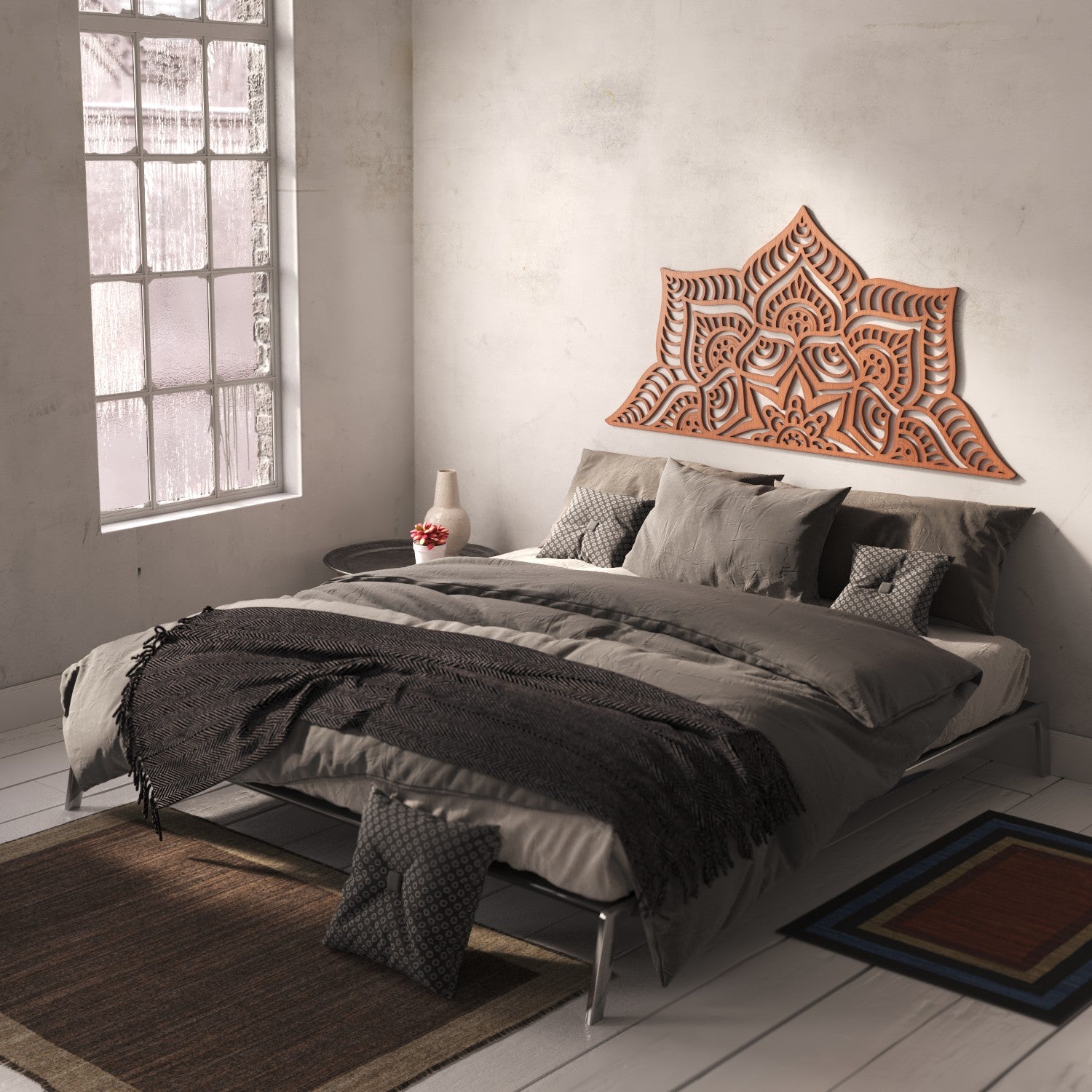 Cabecero Cama Mandala 160 cm - Madera - Modelo Tibet