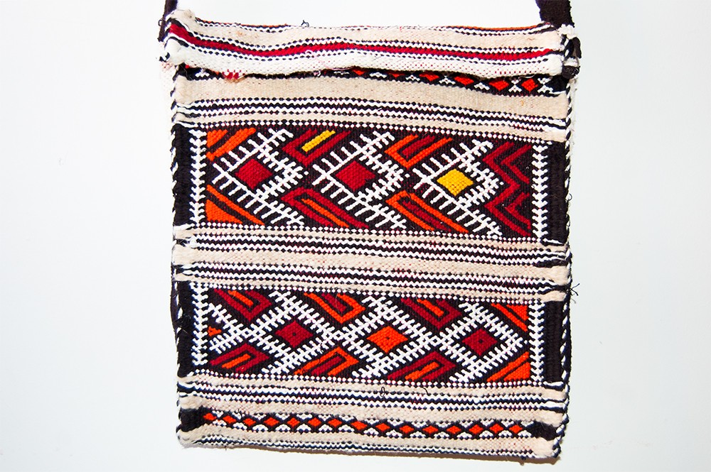 Bolso Tapiz Lana Artesanal Bereber - Modelo Jibli Baida