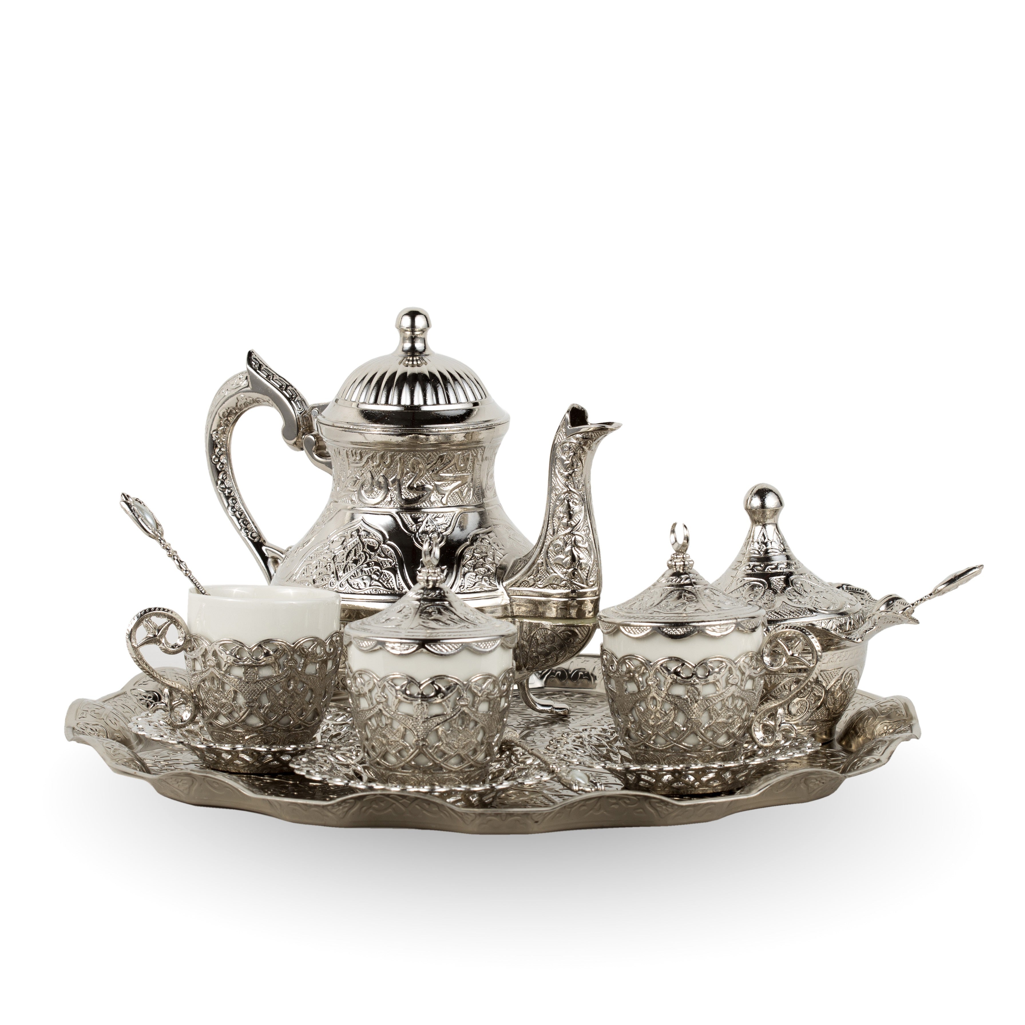 Juego de Té Deluxe Decorativo - Decoración Turca Modelo Istanbul