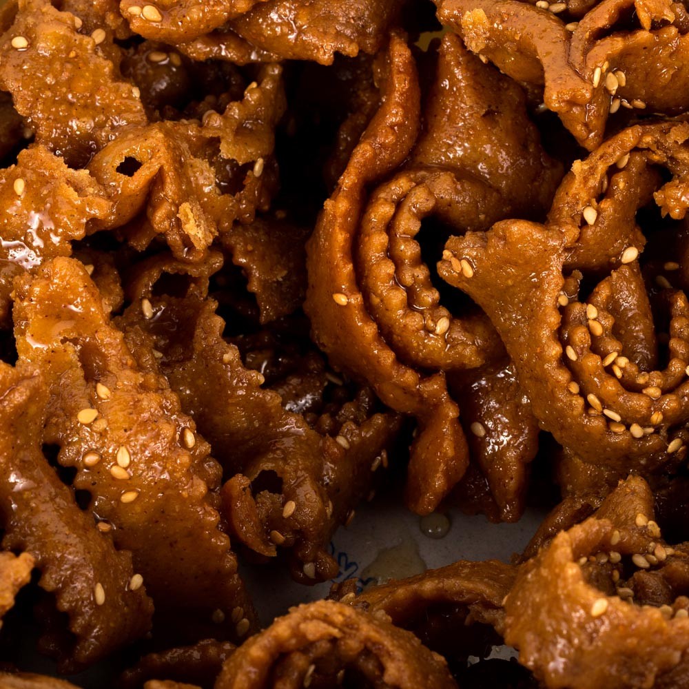 Chebakia o shubakias marroquíes - Dulces Pasteles Marroquís Frescas - 500gr.