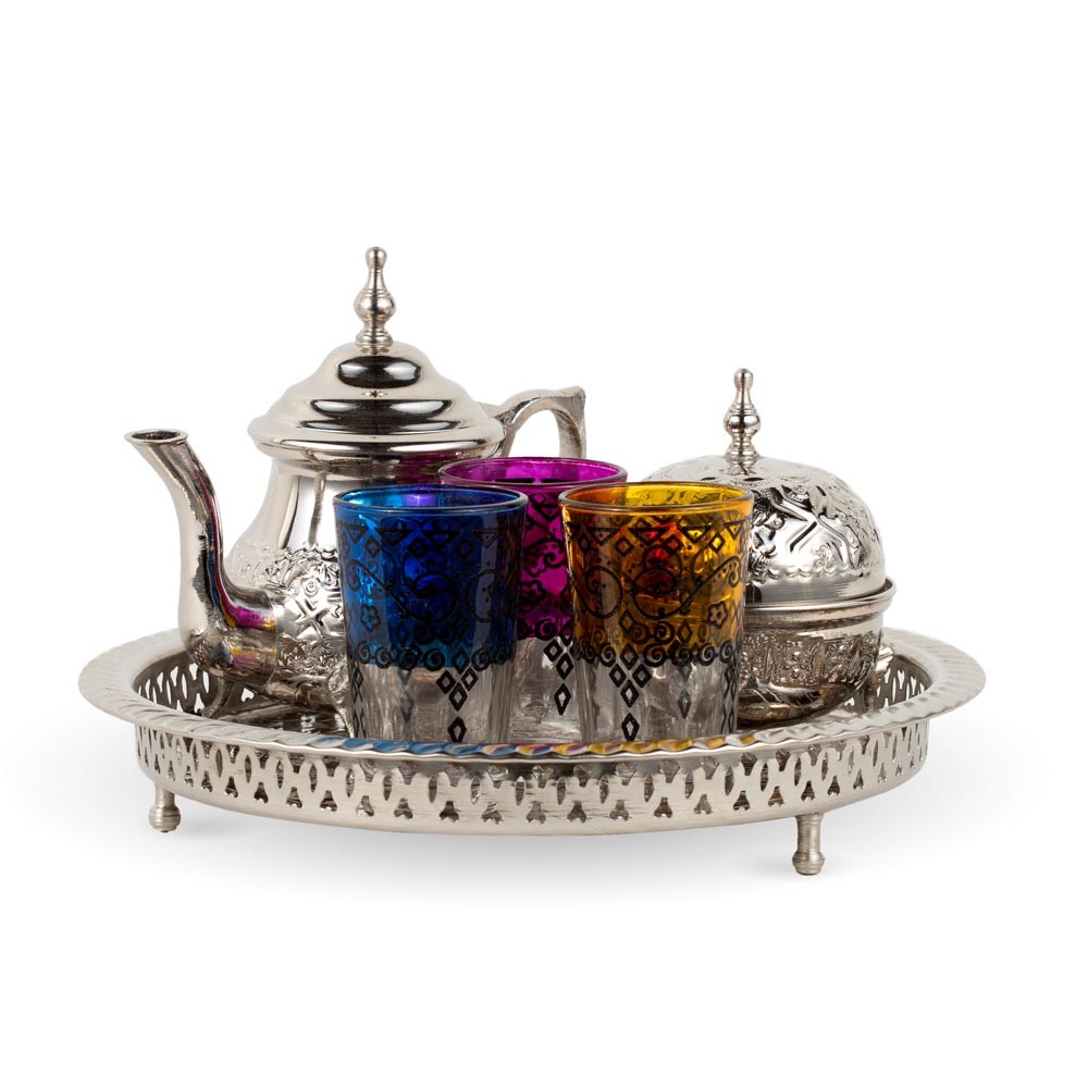 Juego de Té Arabe - Modelo Tetuán