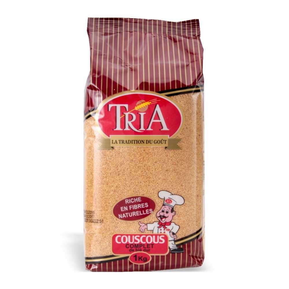 Cus Cus Integral Marroqui Tria 1 kg - Sémola de Trigo - Cous Cous - Kus Kus