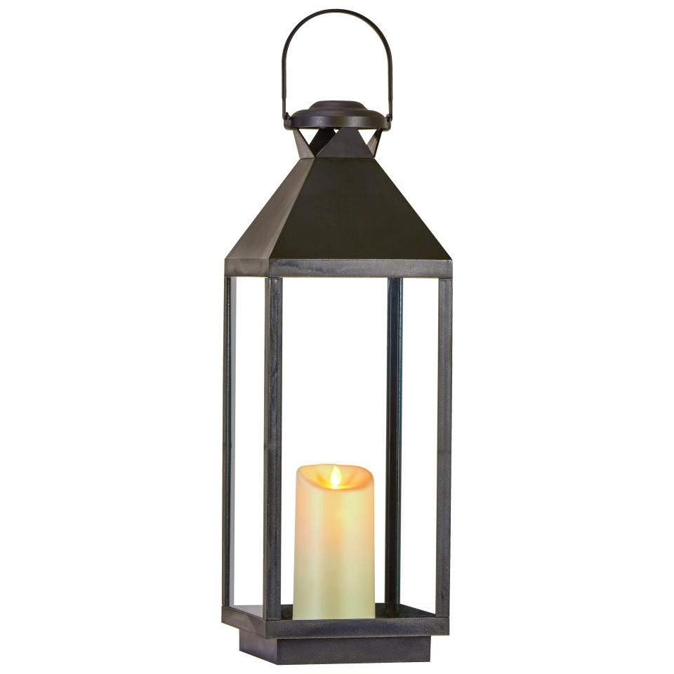 Farol Jardín Vintage Cristal y Hierro - Modelo Aswad