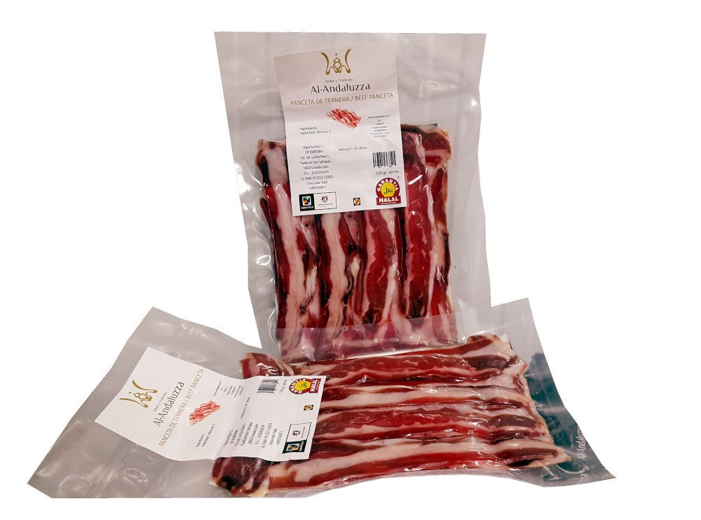 Bacon Ternera Halal - Panceta - Al-Andaluzza - 150 gr
