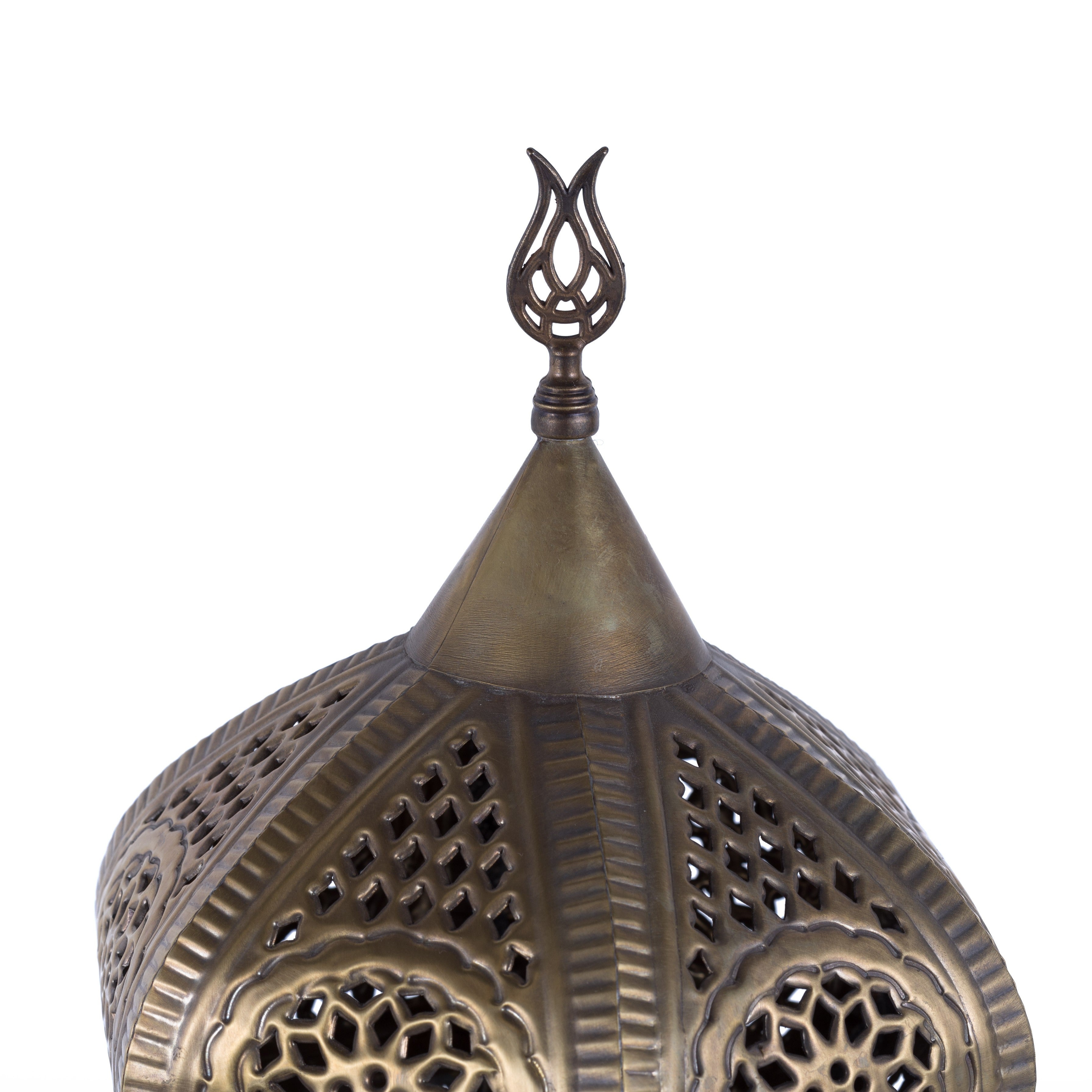 Farol de mesa Bronce Envejecido - DELUXE - Modelo Samarcanda 47 cm