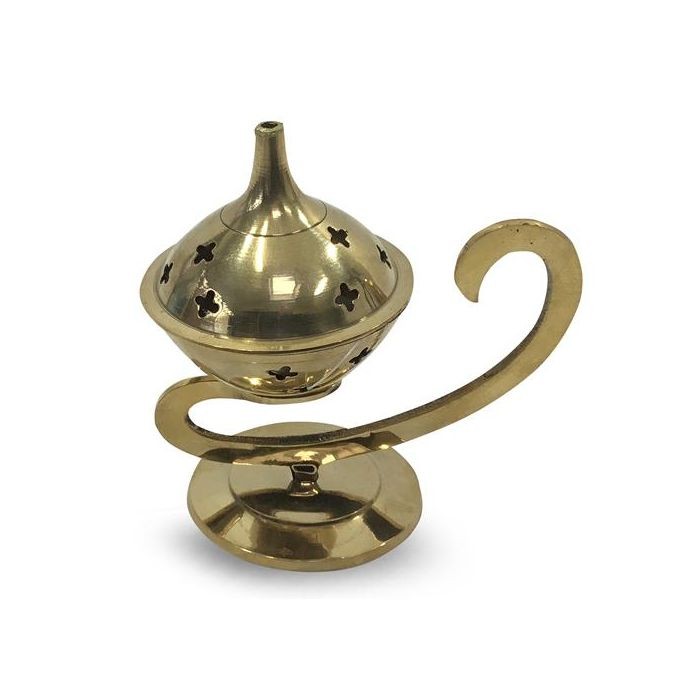 Incensario Bronce para Incienso en Grano - Modelo Alif