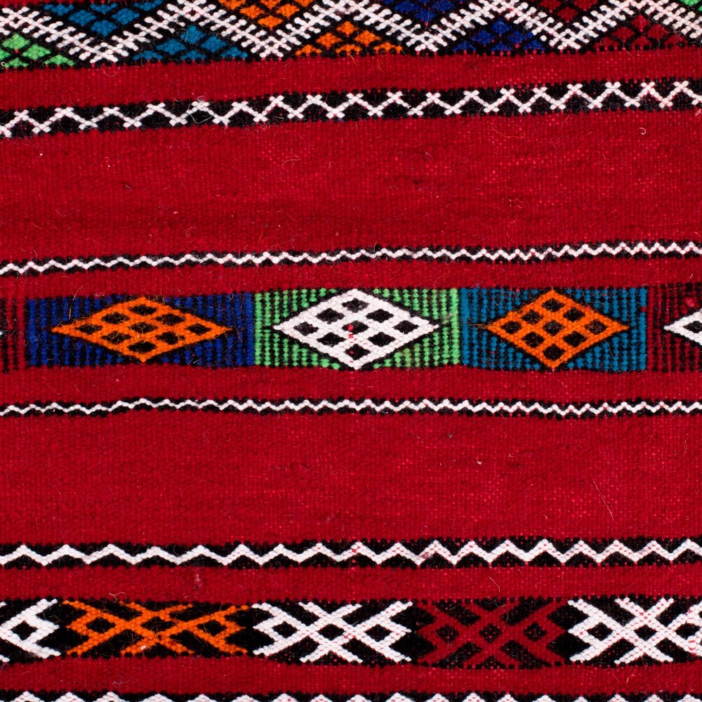 Tapiz Bereber de Lana - Kilim Ahmar