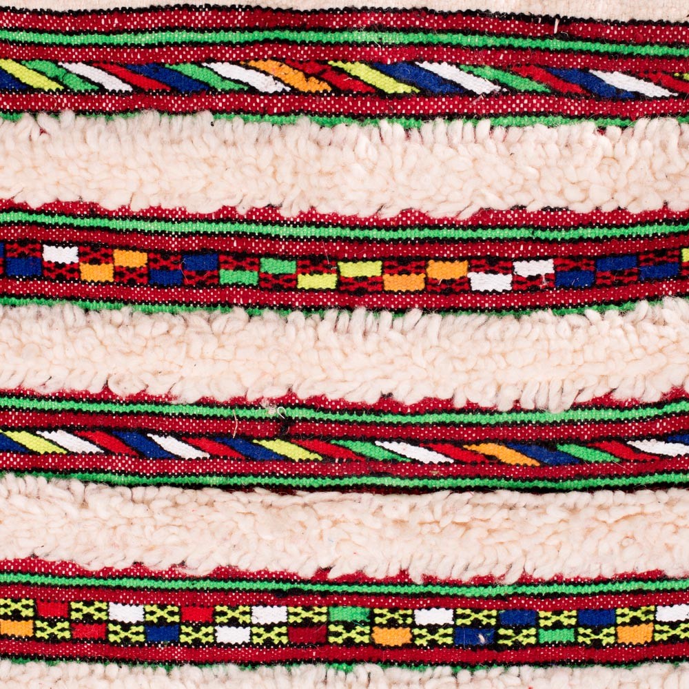 Tapiz Bereber de Lana - Kilim Abiad - 128 x 74 cm