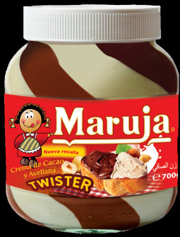 Maruja Crema de Cacao y Avellana Twister - 700 gr