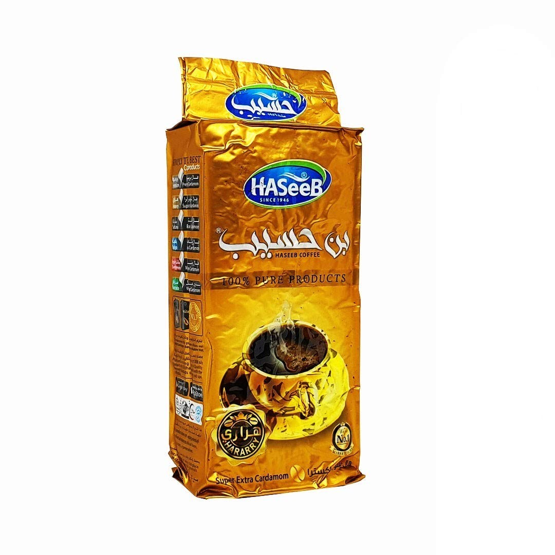 Café Haseeb Arabe con Cardamomo - 200 gr PREMIUM