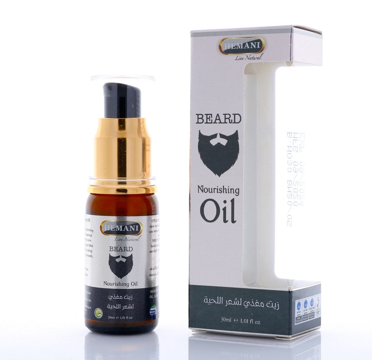 Super Aceite de Barba - HEMANI - 30 ml NATURAL
