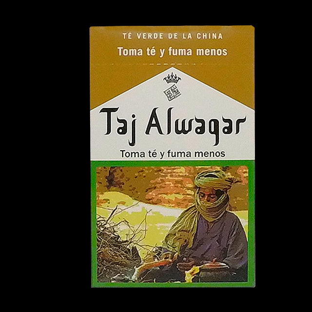 Té Verde de China - Tomá Té y Fuma Menos - Taj Alwaqar Marrón - 200 gr