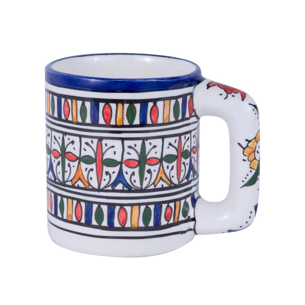 Taza Cerámica Fez XXL - 10 cm Diámetro - Pintado a mano