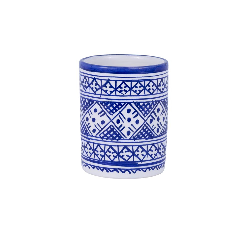 Vaso Cerámica Fez -  Pintado a mano - Modelo KASUN