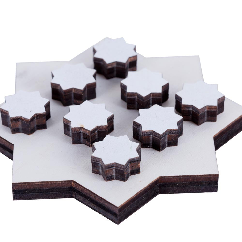 Pack Estrella 12 cm  + 8 Mini estrellas 2 cm - Corte Por Láser