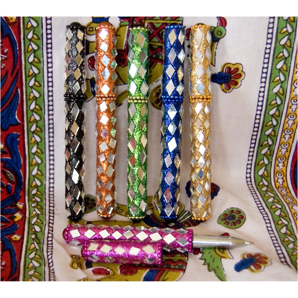 Boligrafo Espejitos - Varios Colores - Ideal Regalo - 12 cm