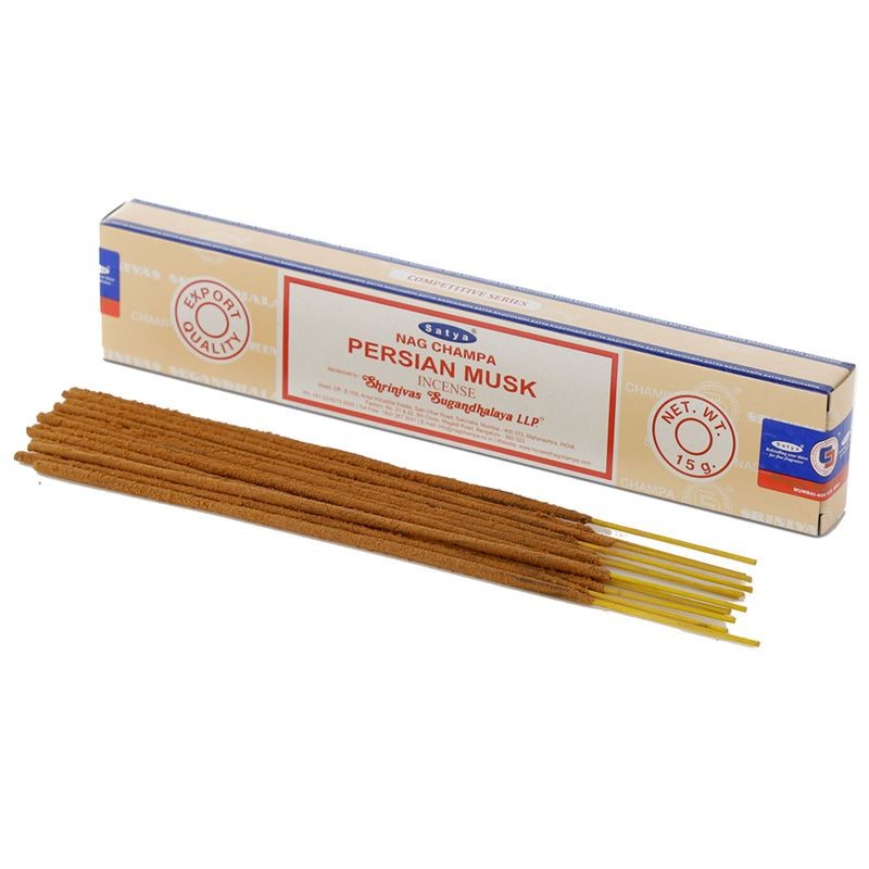 Incienso Varillas Almizcle Persa - Persian Musk - Nag Champa - Satya - 15gr