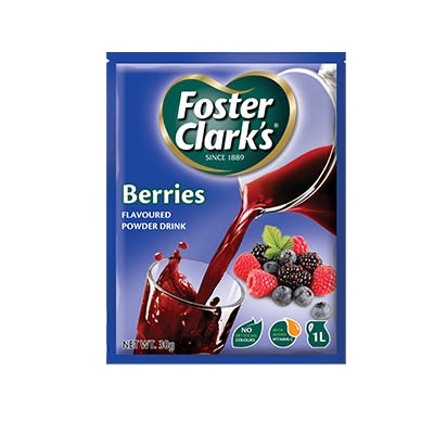 Frutos Rojos Bebida Instantánea - Foster Clark's - 30g - 1.5 L