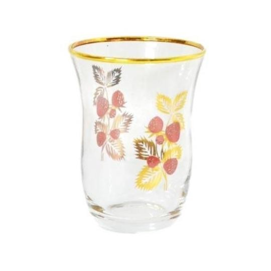 Juego de 12 Vasos de Té Turquía - Tés Turco - Modelo Wardi