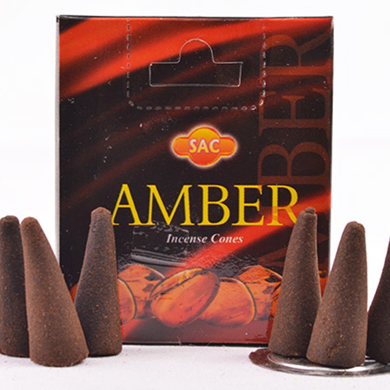 Incienso Conos Aromáticos Ambar - Sac - 10 Conos