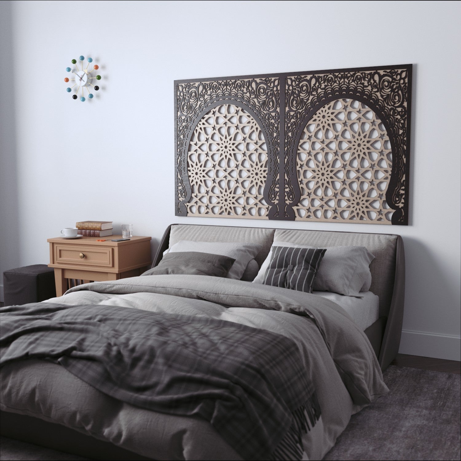 Cabecero de Cama - Decoración Arabe - Modelo Bab Mekness