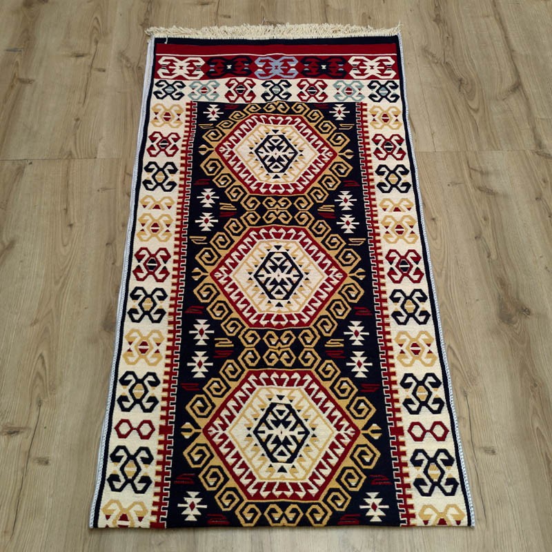 Tapiz Alfombra Turquía Pasillera - Colores Vivos - Decoración Hogar - Modelo Mamarun